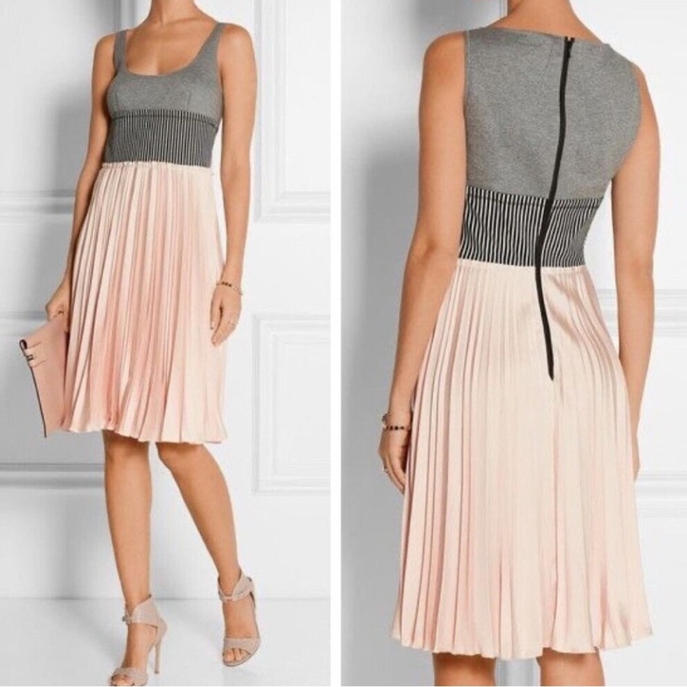 Cedric Charlier Designer Mixed Patterned Pleated … - image 1